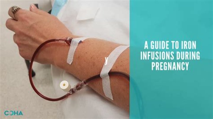 Are iron infusions safe in the first trimester?