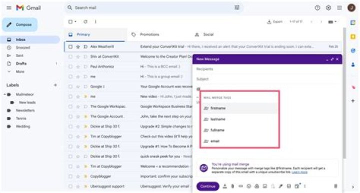 Can you mail merge with attachments?