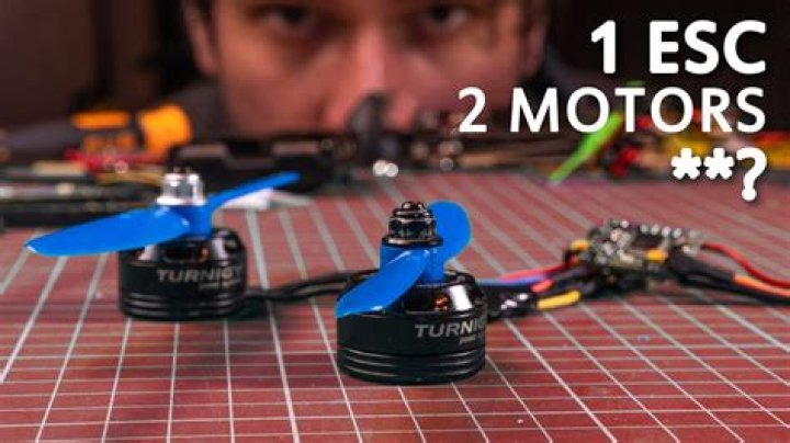Can you run 2 brushless motors 1 ESC?