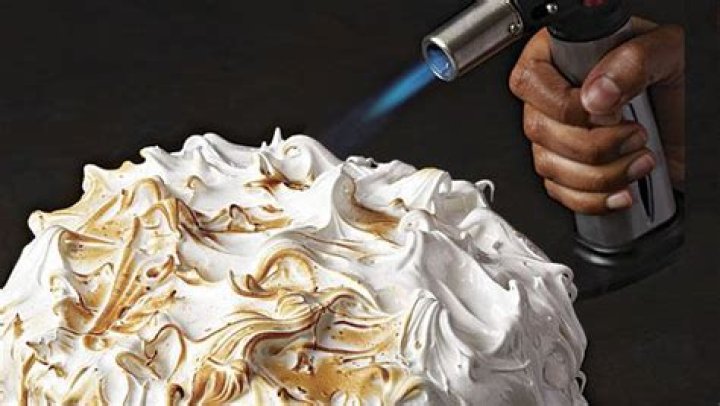 Can you torch meringue with a lighter?