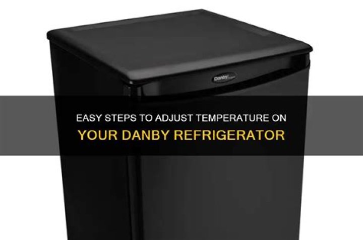 How do I set the temperature on my Danby mini fridge?