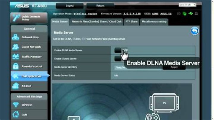 How do I set up a DLNA server on my Mac?