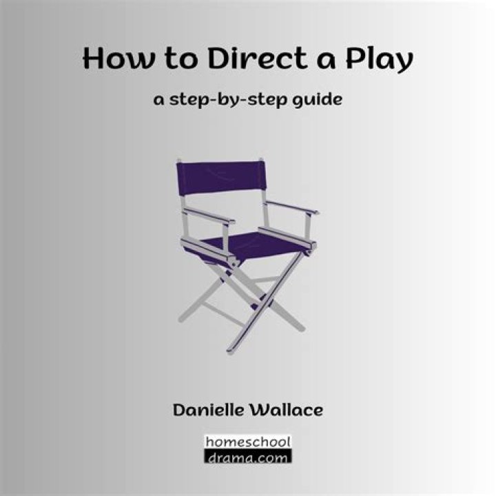 How do you direct a play step by step?
