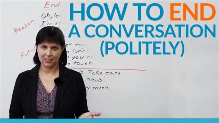 How do you end a chat conversation?