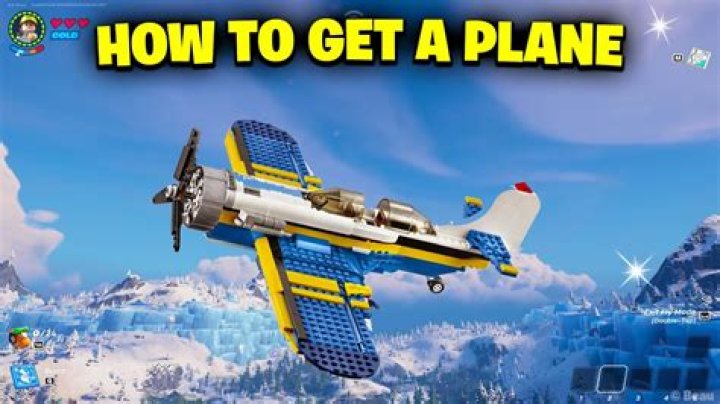 How do you make a Lego airplane?