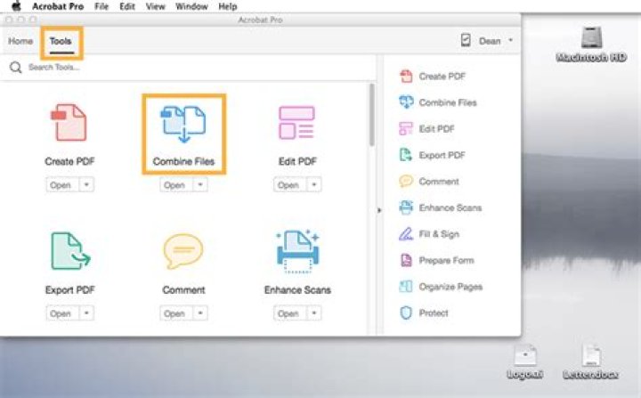 How do you merge documents in PDFCreator?