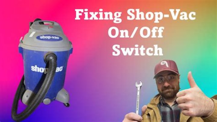 How do you replace a shop vac switch?