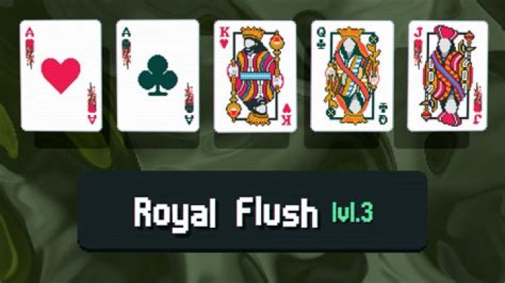 How does royal flush look like?