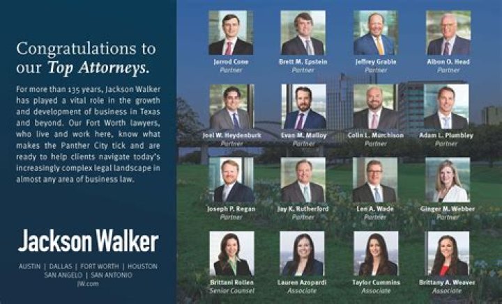 How many attorneys does Jackson Walker have?