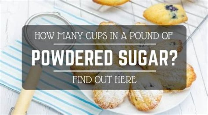 How many cups is in a pound of powdered sugar?