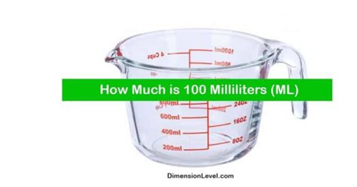 How much is 100 ml of milk in grams?