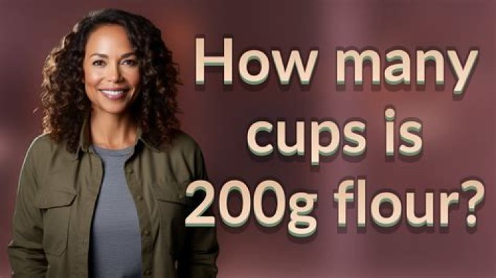 How much is 200g in a cup?
