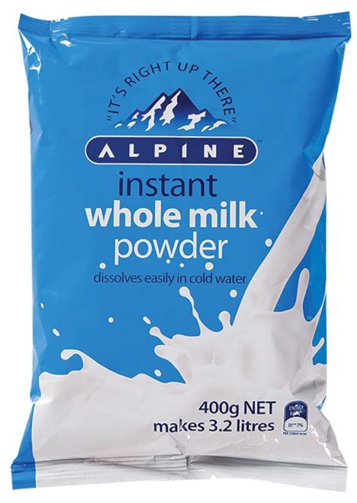 How much milk we get from 1kg milk powder?