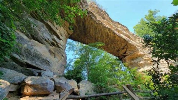 How was the Natural Bridge formed?