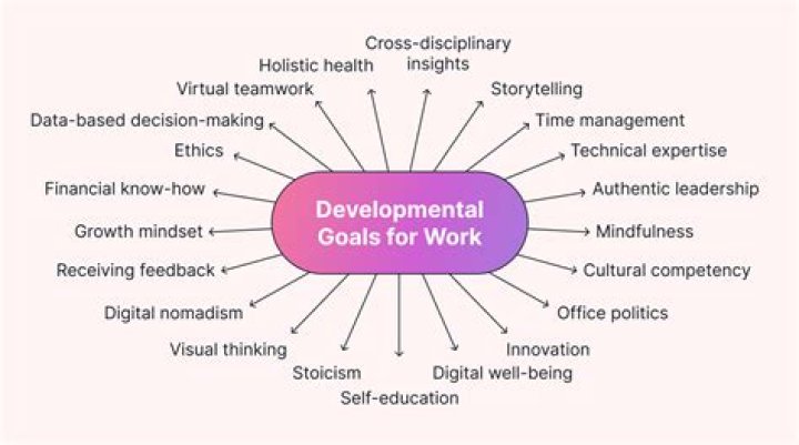 What are some good development objectives for work?