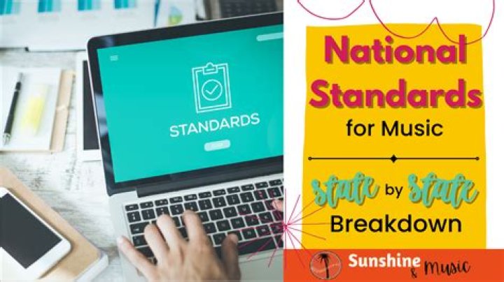 What are the national standards in music?