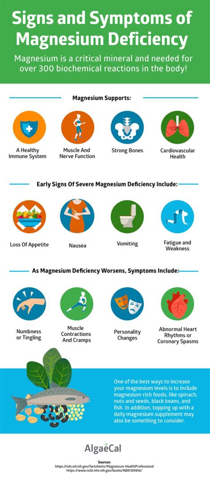 What causes low zinc and magnesium?