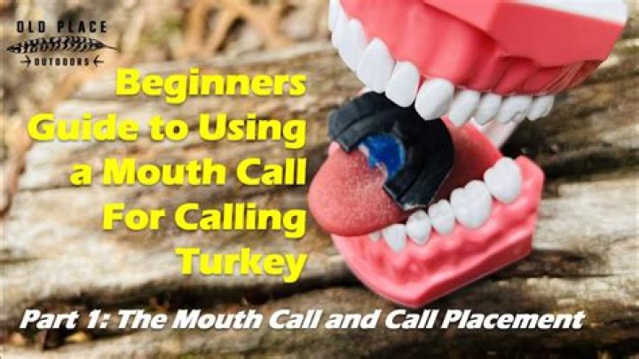 What do you say when calling a turkey mouth?