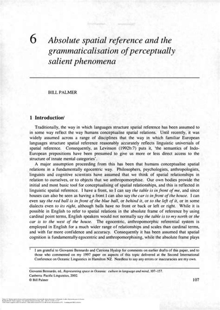 What does perceptually salient mean?