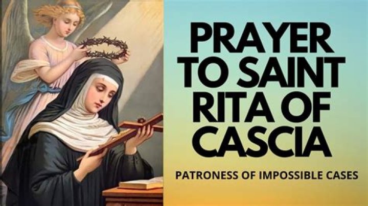 What is Saint Rita of Cascia the patron saint of?