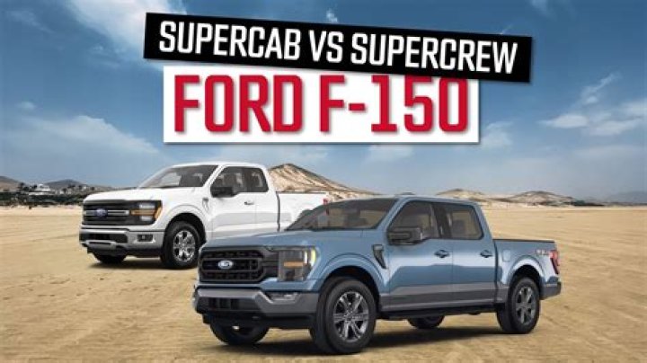 What is the difference between Crew Cab and SuperCrew cab on F150?
