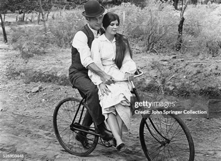 Where was the bicycle scene in Butch Cassidy and the Sundance Kid filmed?