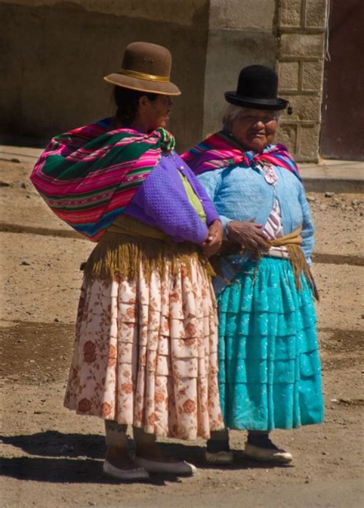 Why do Aymara women wear hats?