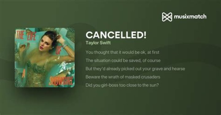 Why was friend Cancelled?